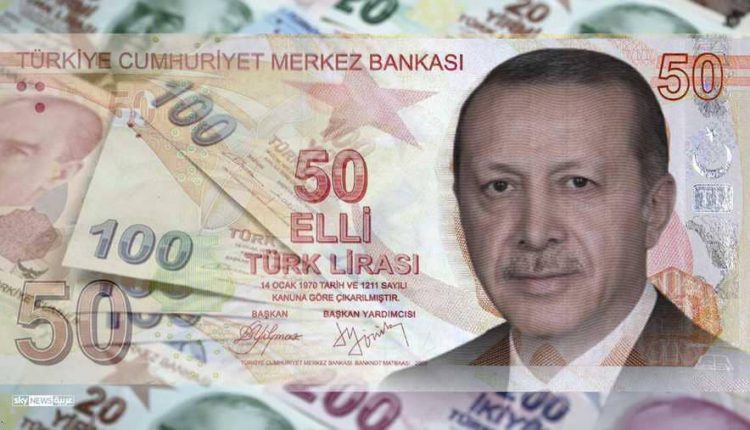 الليرة التركية تصل إلى أدنى مستوياتها لتحقق 20 مقابل الدولار
