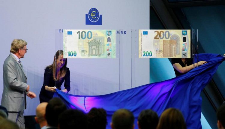 المركزي الأوروبي يبدأ تداول أوراق نقدية جديدة