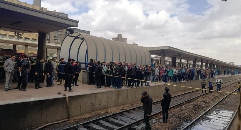 وزارة النقل: لجنة من السكك الحديدية لإعداد التقارير الفنية لحادث محطة مصر