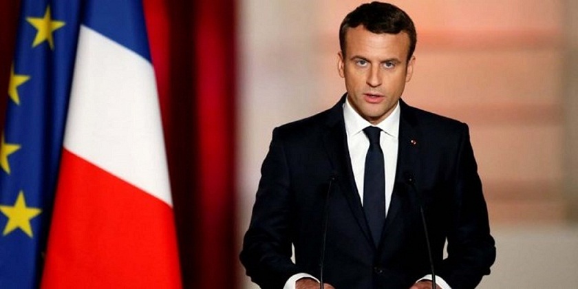 الرئيس الفرنسي ماكرون يدعو إلى هدنة إنسانية في قطاع غزة