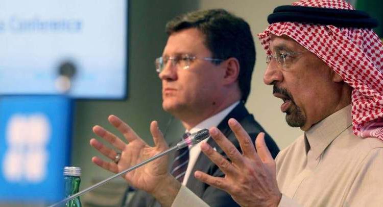 وزيرا الطاقة الروسي والسعودي يبحثان التعاون بشأن اتفاق أوبك+