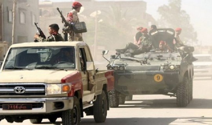 معدات عسكرية في الأراضي الليبية