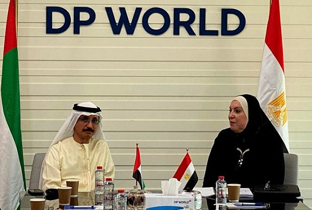 وزيرة التجارة تناقش مع هيئة موانئ دبي المشروعات الحالية والمستقبلية بالسوق المصرية