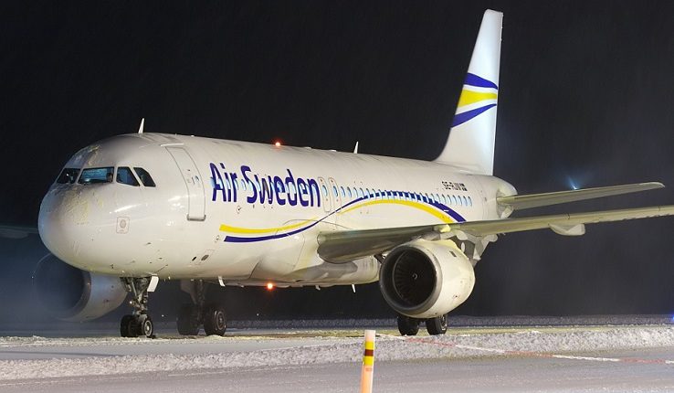 طائرة تابعة للخطوط الجوية السويدية