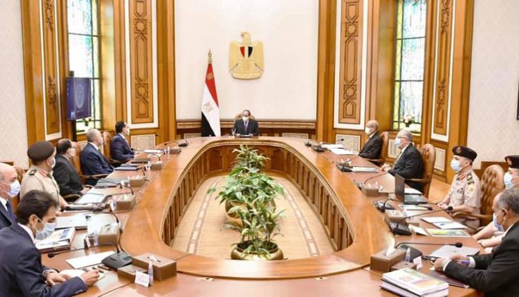الرئيس السيسي يستعرض الموقف التنفيذي لمشروع استصلاح الأراضي الزراعية بوسط وشمال سيناء