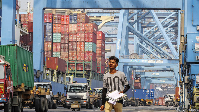 عجز تجارة الهند يرتفع إلى 15.24 مليار دولار في أبريل