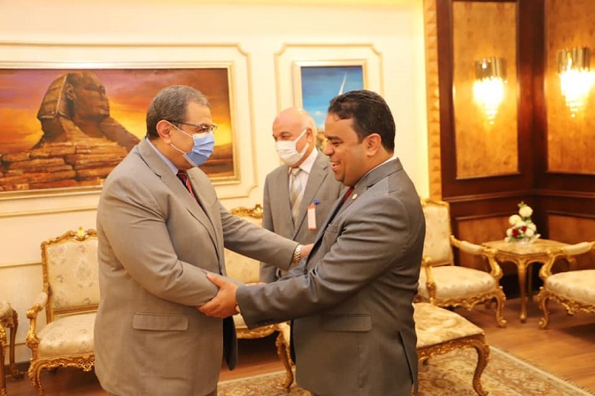 وزير القوى العاملة يستقبل نظيره الليبي
