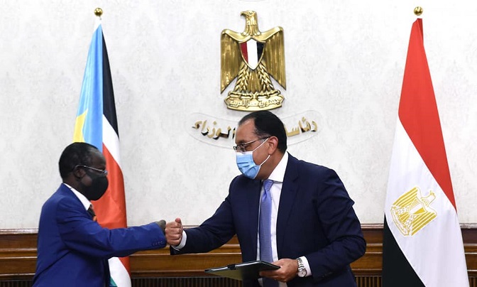 توقيع وثائق لتعزيز التعاون بين مصر وجنوب السودان