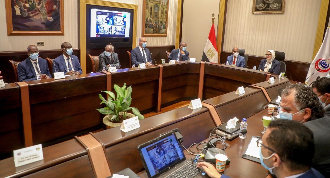 وزيرة الصحة تبحث خطوات إنشاء أول مستشفى مصري متخصص في الأطفال والنساء بجيبوتي
