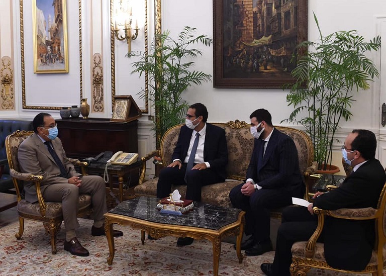رئيس الوزراء يلتقي الشاب المصري مصطفى قنديل الرئيس التنفيذي لشركة سويفل