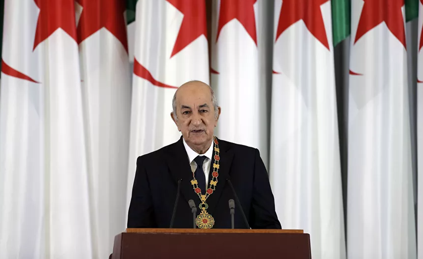 رئيس الجزائر عبد المجيد تبون