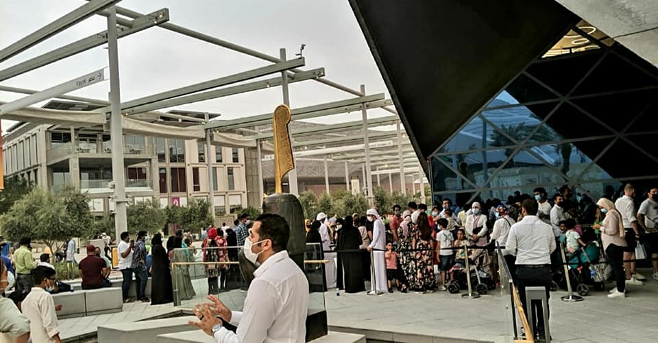 الجناح المصري يستقبل أكثر من 10 آلاف زائر في اليوم الأول للافتتاح التجريبي لإكسبو دبي 2020