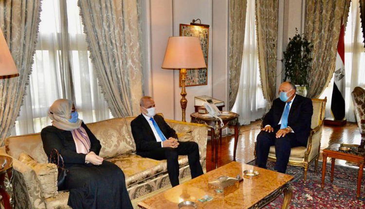 وزير الخارجية يؤكد استمرار مصر في دعم كافة جهود الاستقرار في ليبيا