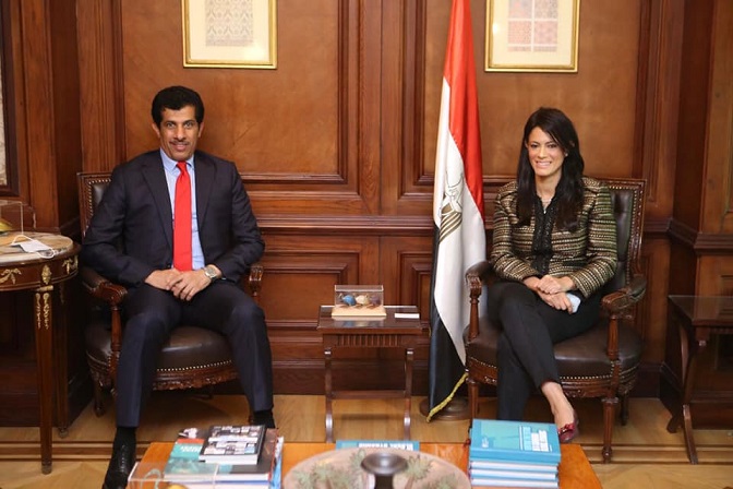 المشاط وسفير قطر لدى القاهرة