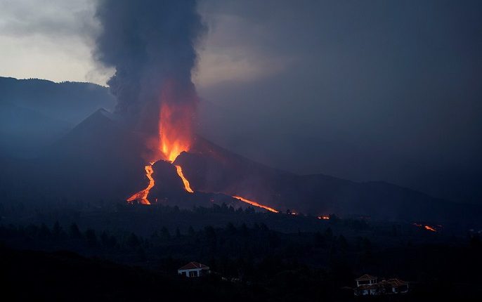 صورة متداولة لبركان لا بالما