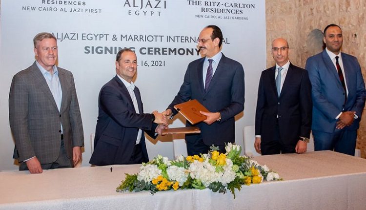الخليجية للتعمير تتعاقد على منح العلامات التجارية لمجموعة ماريوت بمشروع الجازي مصر