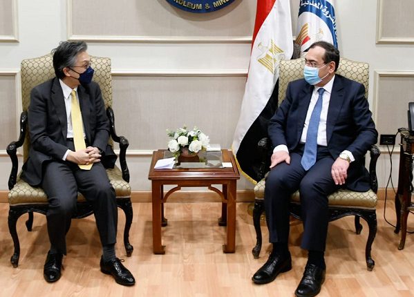 وزير البترول والسفير الياباني لدى القاهرة