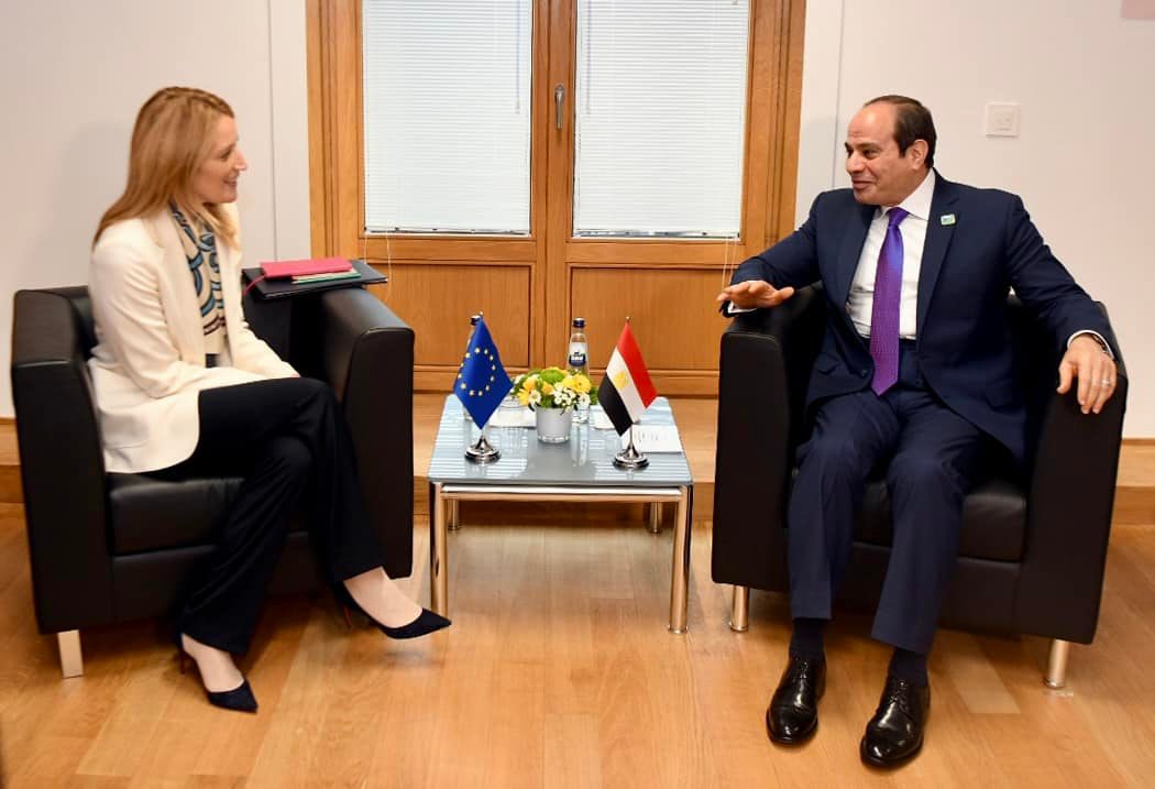 الرئيس السيسي يؤكد حرص مصر على تعزيز التعاون البرلماني مع الجانب الأوروبي