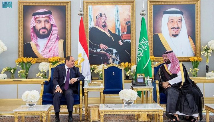 السيسي يبحث مع ولي العهد السعودي سبل تعزيز العلاقات الثنائية واستدامة الشراكة بين البلدين