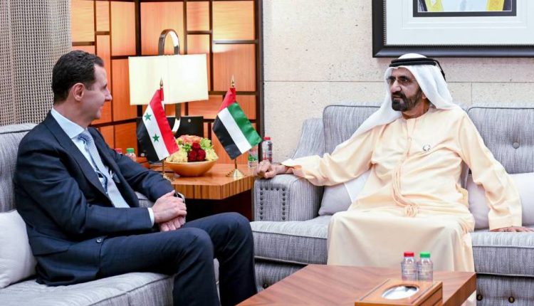 محمد بن راشد يستقبل الرئيس السوري بشار الأسد في دبي