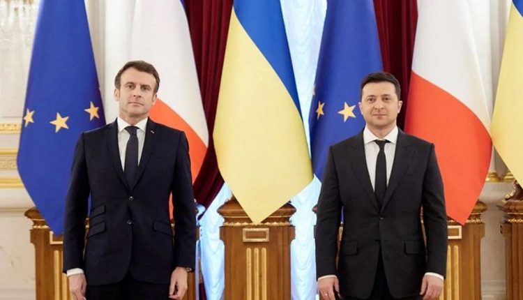 زيلينسكي وماكرون يبحثان محادثات السلام بين أوكرانيا وروسيا