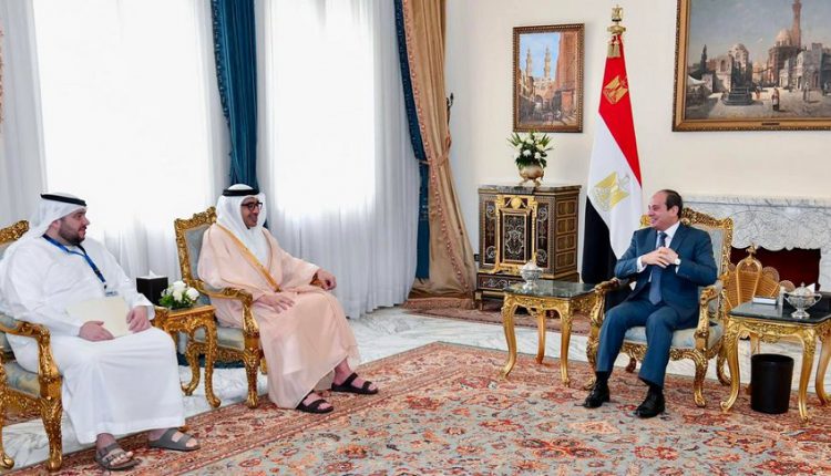 الرئيس السيسي يشيد بمواقف الإمارات الداعمة لمصر في المحطات التاريخية