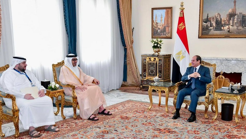 الرئيس السيسي يشيد بمواقف الإمارات الداعمة لمصر في المحطات التاريخية
