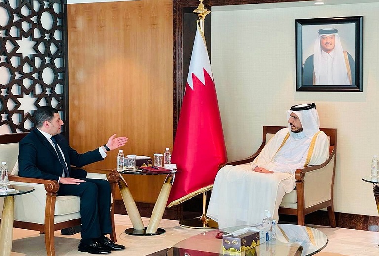 رئيس هيئة الاستثمار يبحث مع وزير التجارة القطري فرص التعاون المشترك