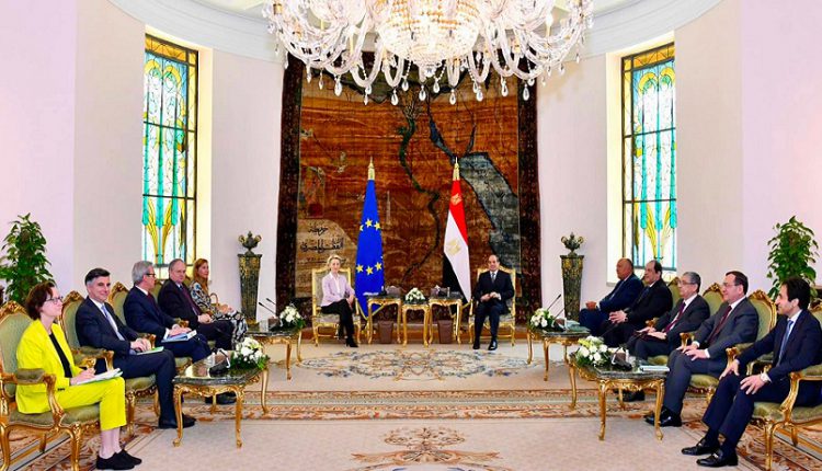 رئيسة المفوضية الأوروبية: نسعى لتعزيز التعاون مع مصر في قطاع الطاقة
