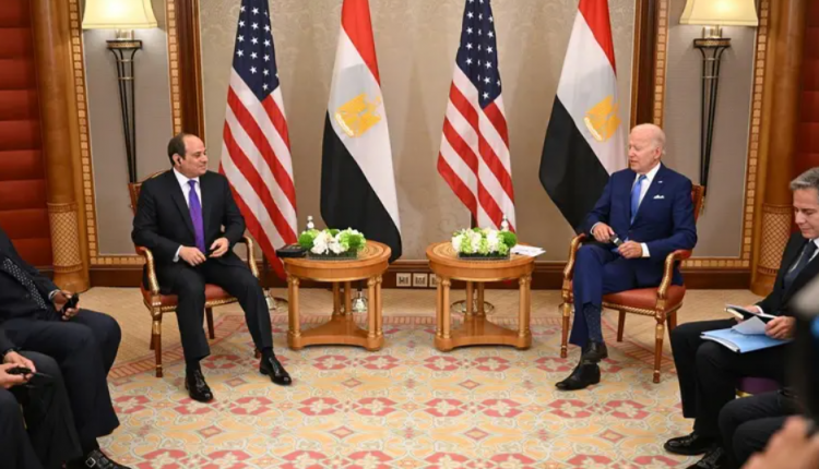 الرئيس السيسي يستعرض مع بايدن أوجه التعاون الثنائي بين مصر والولايات المتحدة