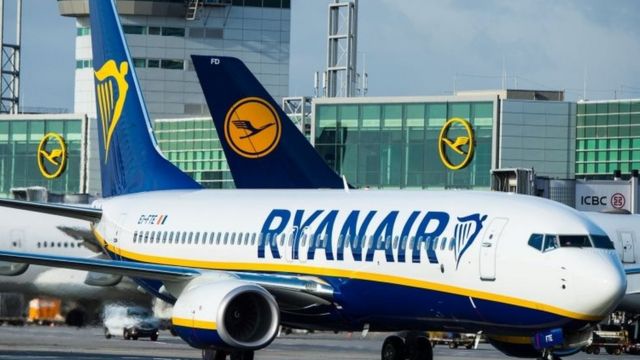 إضراب طياري "راين إير" يؤدي إلى إلغاء 96 رحلة بمطار شارلوروا في بلجيكا