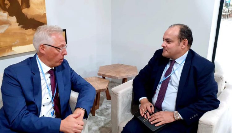 وزير التجارة يبحث مع رئيس تيسين كروب الألمانية خطط الشركة التوسعية في السوق المصري