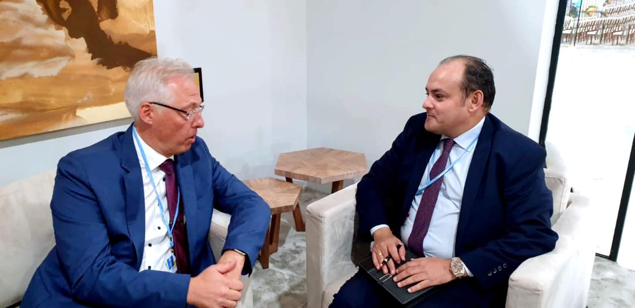 وزير التجارة يبحث مع رئيس تيسين كروب الألمانية خطط الشركة التوسعية في السوق المصري