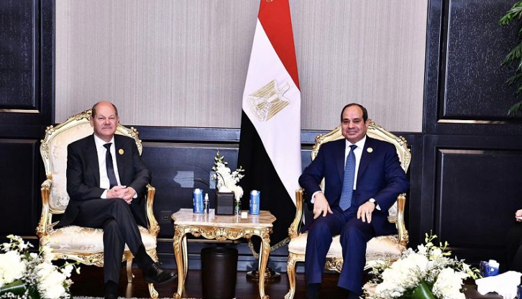 الرئيس السيسي يعرب عن تطلعه لتعزيز مساهمة ألمانيا في أولويات خطط التنمية المصرية