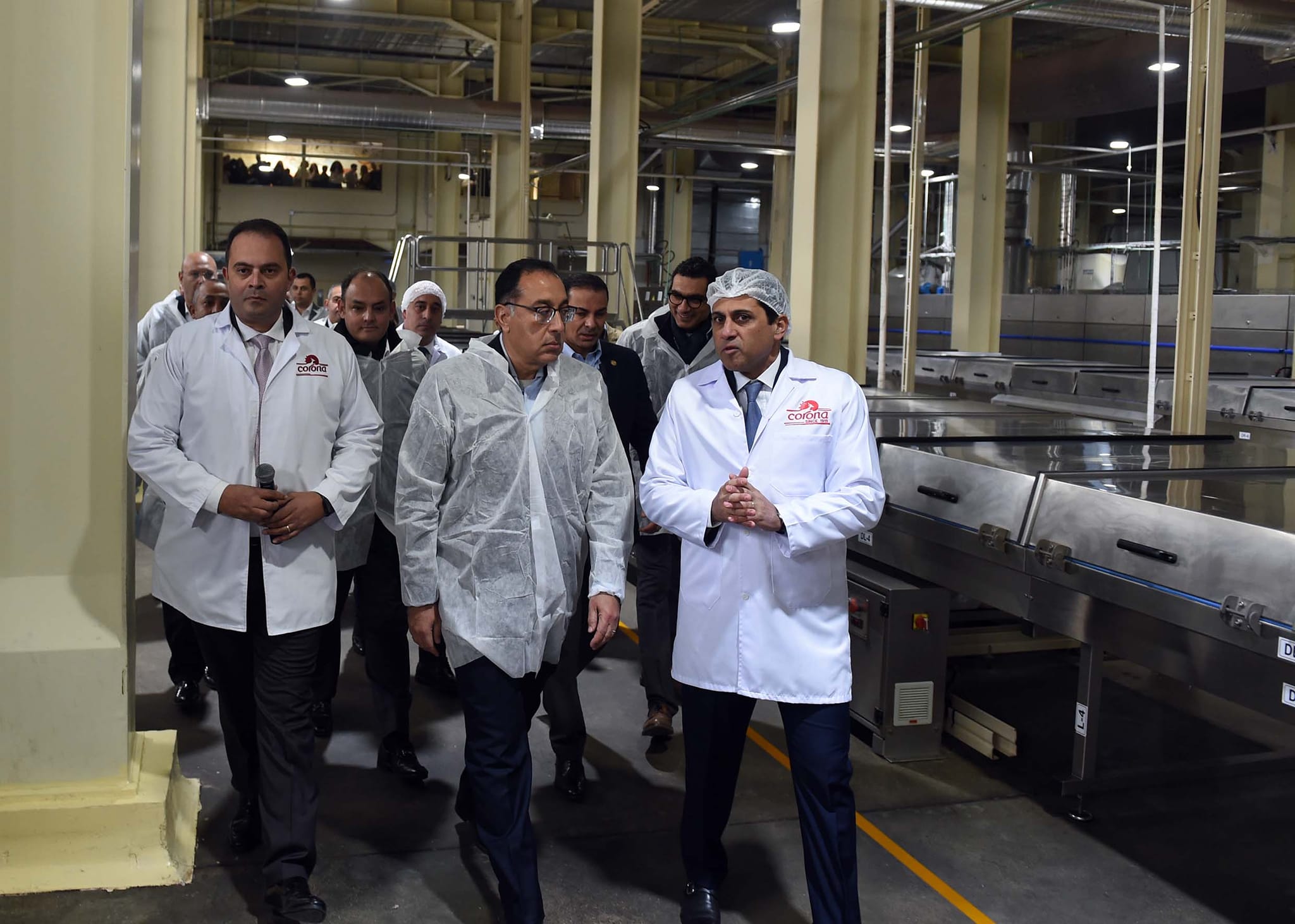 رئيس الوزراء يتفقد مصنع كورونا الجديد بالمنطقة الصناعية