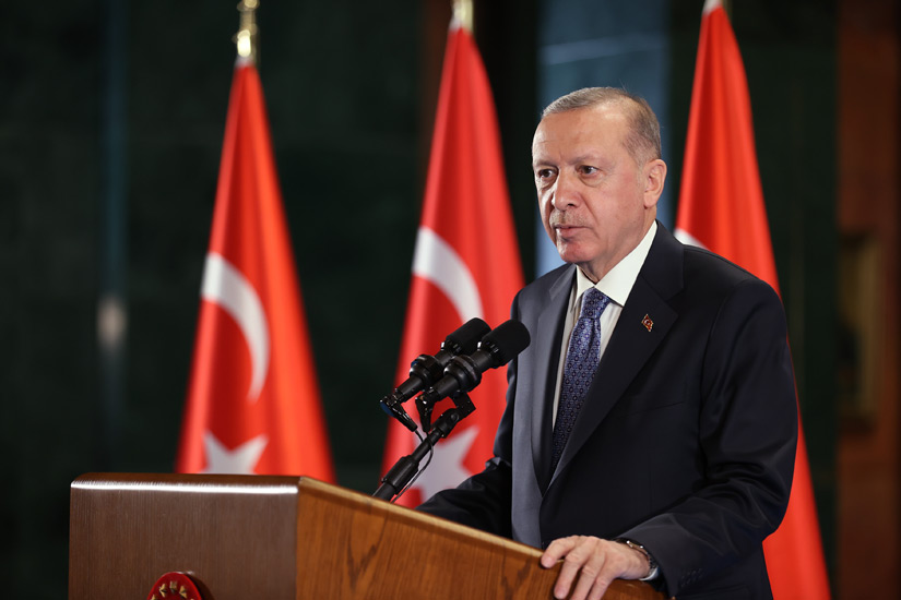 الرئيس التركي يأمل في استئناف صفقة الحبوب
