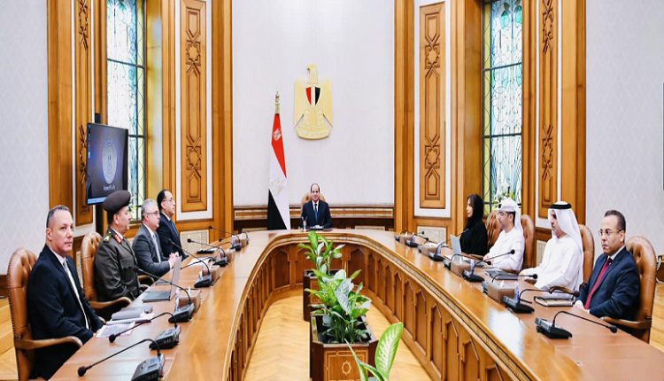 الرئيس السيسي يبحث آفاق التعاون المشترك مع مجموعة موانئ أبوظبي