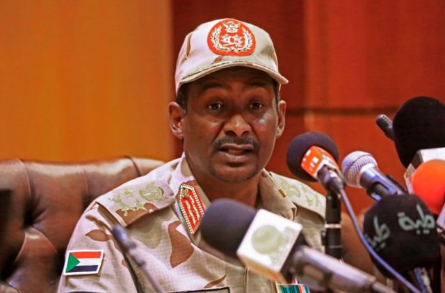 قائد قوات الدعم السريع السودانية