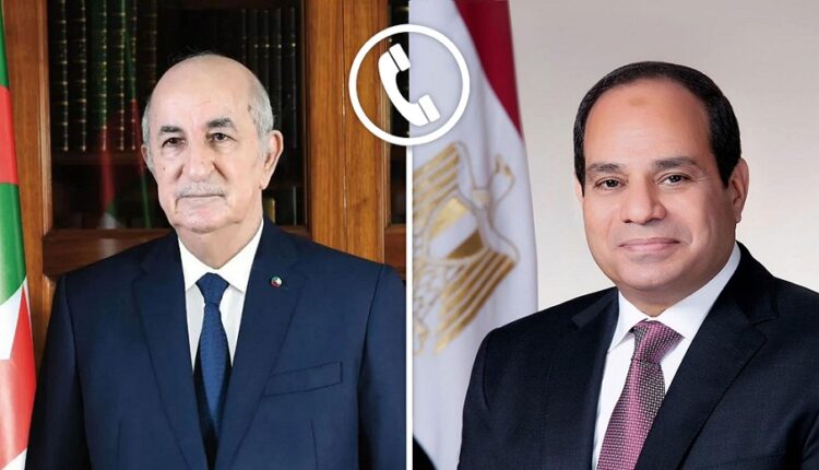 السيسي يهنئ الرئيس الجزائري على فوزه بولاية جديدة