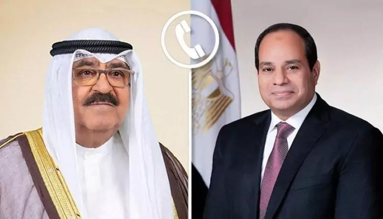 الرئيس السيسي وأمير الكويت يحذران من استمرار الاعتداءات الإسرائيلية على غزة