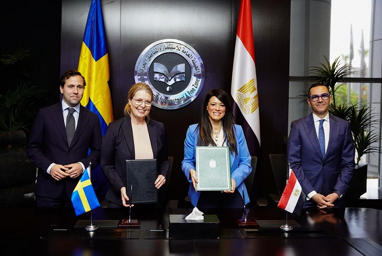 مصر ووكالة التمويل السويدية توقعان خطاب نوايا لتعزيز التعاون في الطاقة الكهربائية والنقل المستدام