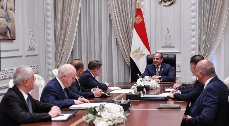 الرئيس السيسي يبحث مع روساتوم الروسية تطورات إنشاء محطة الضبعة النووية