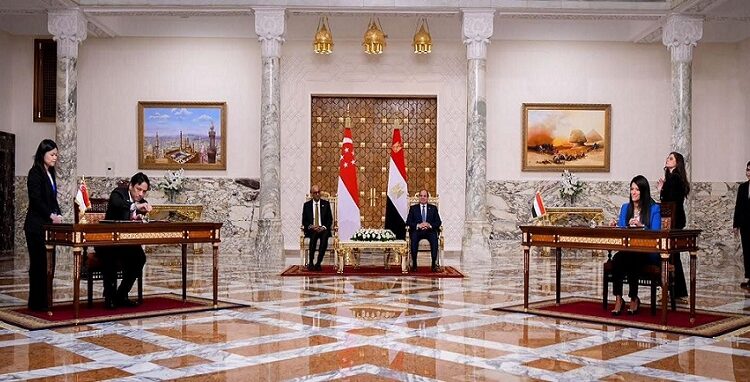 مذكرة تفاهم لتعزيز التعاون الاقتصادي بين مصر وسنغافورة