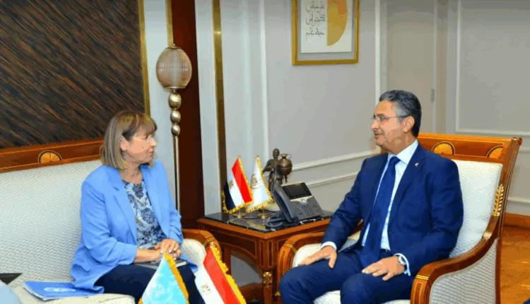 وزير التموين يبحث مع منسقة الأمم المتحدة التعاون في الأمن الغذائي والتحول الرقمي