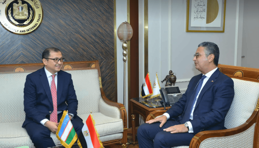 مصر وأوزبكستان تبحثان تعزيز التبادل التجاري والتعاون اللوجستي وتتبع السلع الأساسية رقميا