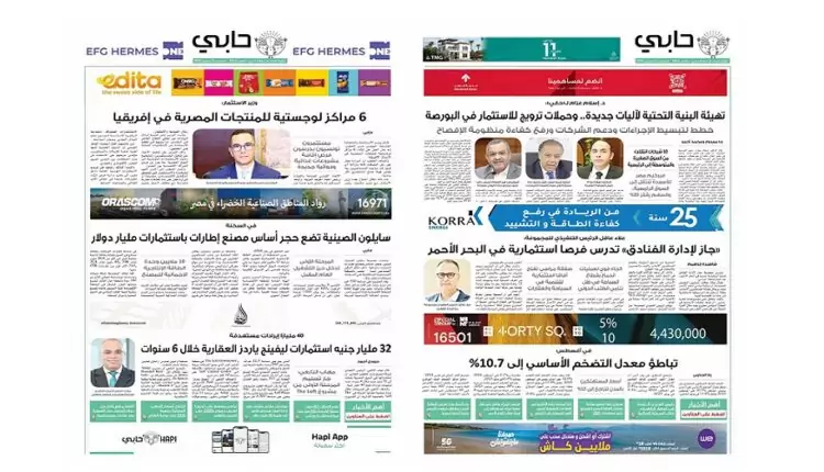 العدد 1011 من نشرة حابي