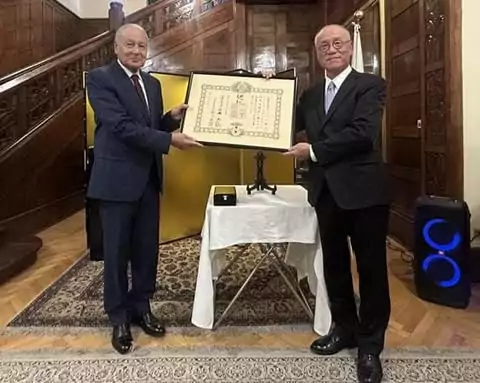 سفارة اليابان: تتويج أحمد أبو الغيط بوسام الشمس المشرقة – الوشاح الأكبر