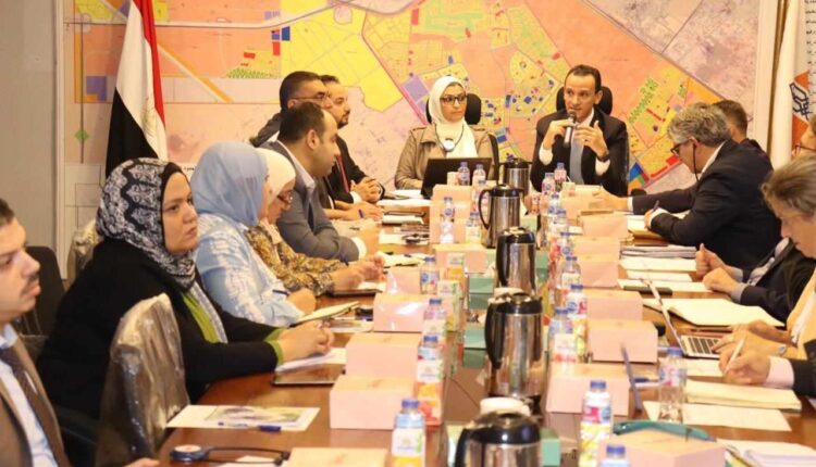بعثة البنك الدولي ووزارة الاقتصاد السويسرية تزور مشروع الإدارة الحضرية بمدينة الشيخ زايد