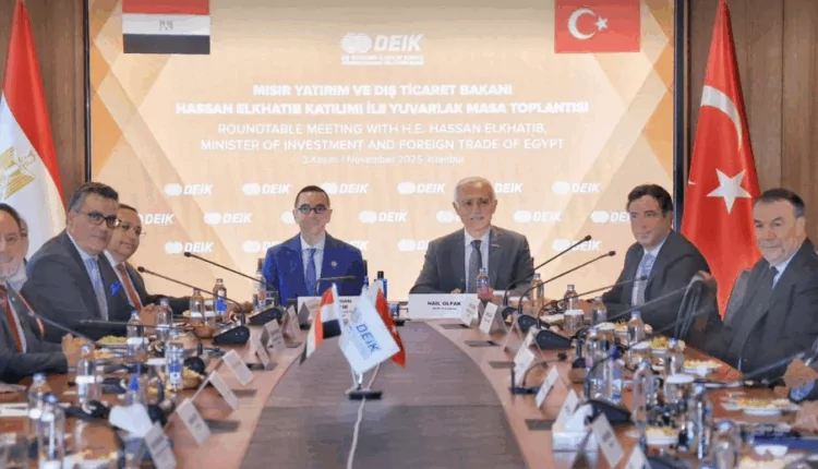 الخطيب يبحث مع الشركات التركية تعزيز استثماراتها في مصر