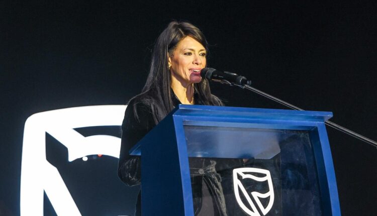 الدكتورة رانيا المشاط خلال الاحتفالية